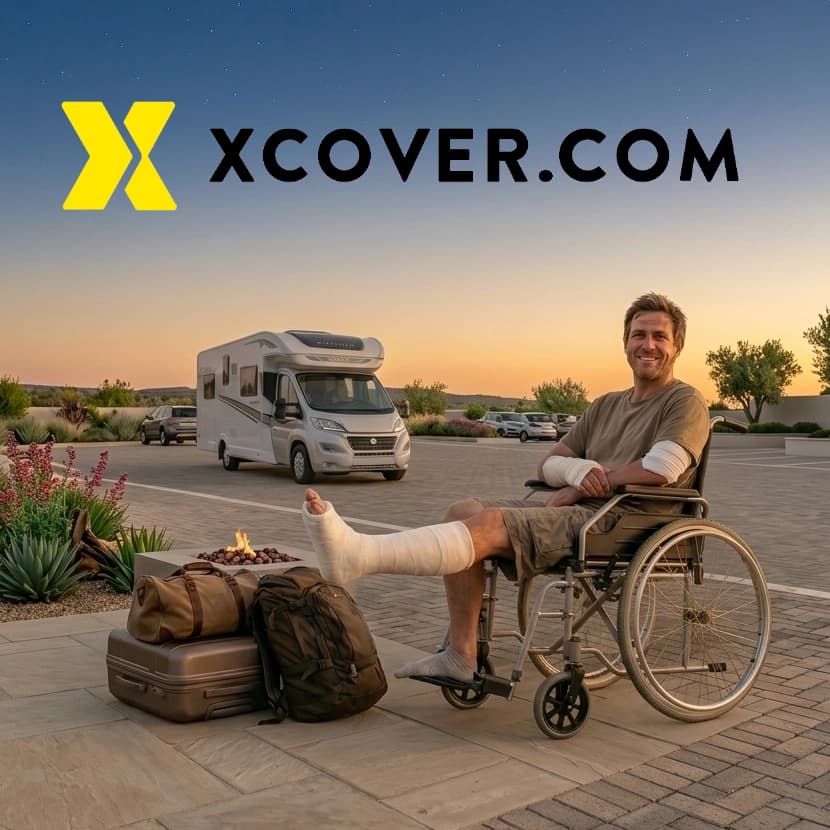 XCover travel insurance for Why Knott Hire motorhome hire