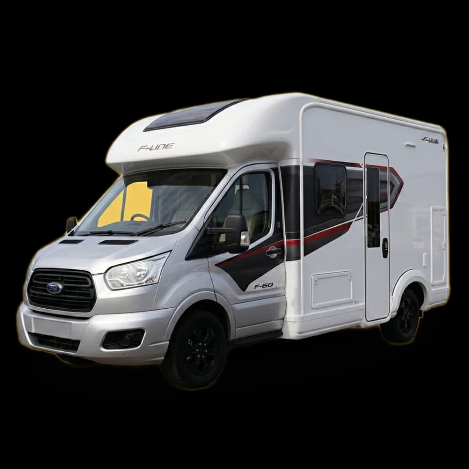 Anna, a luxury motorhome available to hire from Why Knott Hire in South Wales