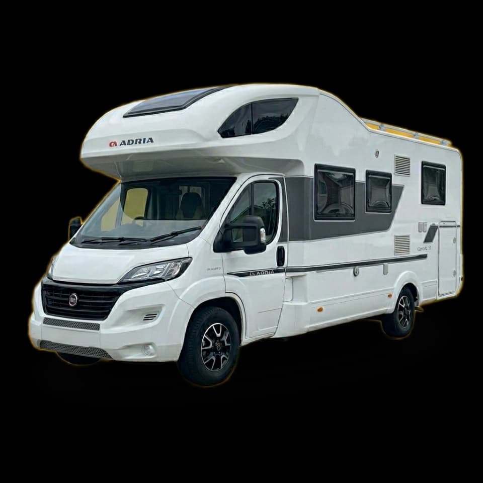 Luna, a luxury overcab motorhome available to hire from Why Knott Hire in South Wales