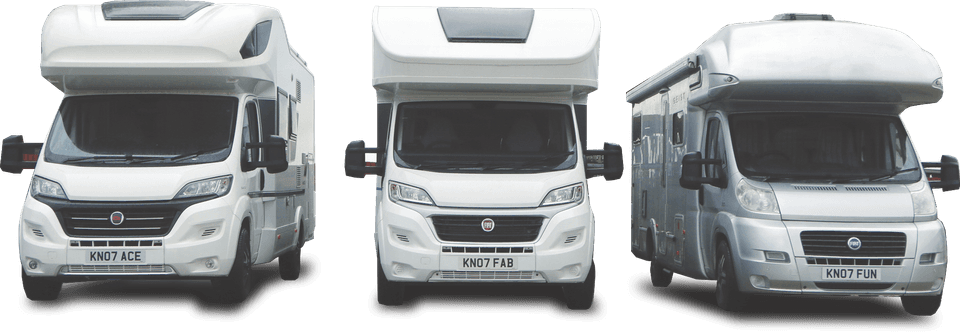 Whyknott Hire; 3 motorhomes collection