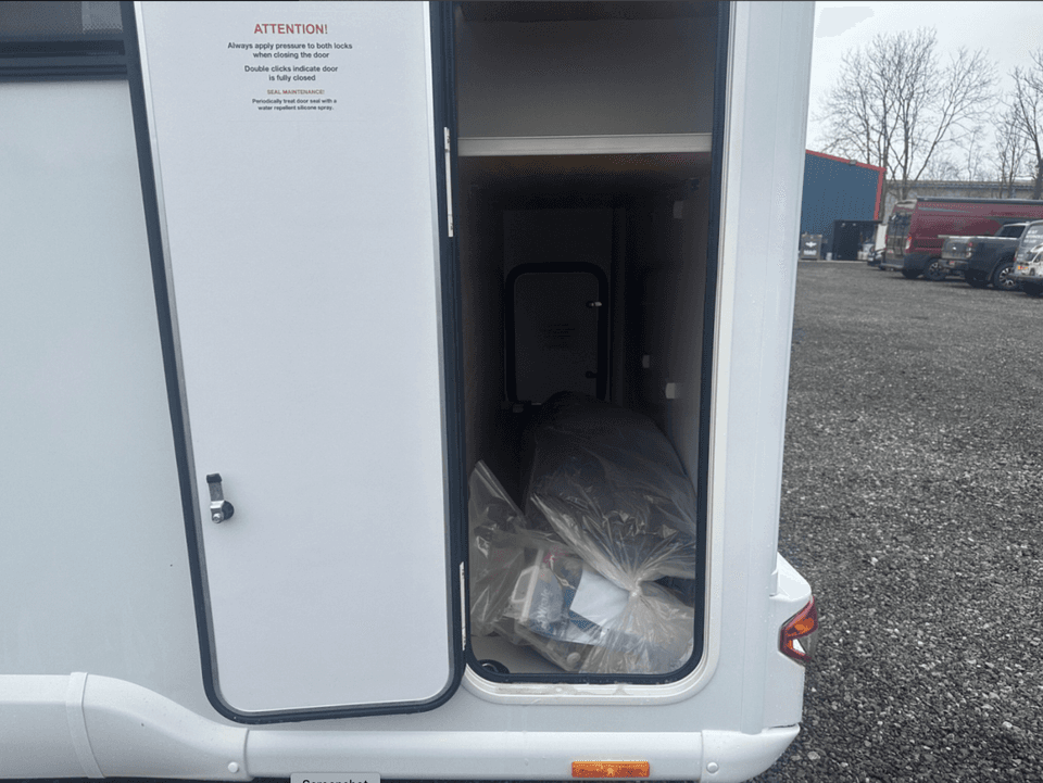 Why Knott Hire Bella exterior storage view