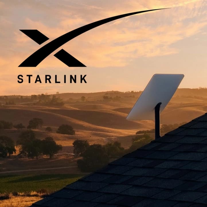 Starlink satellite WiFi available on Why Knott Hire motorhomes