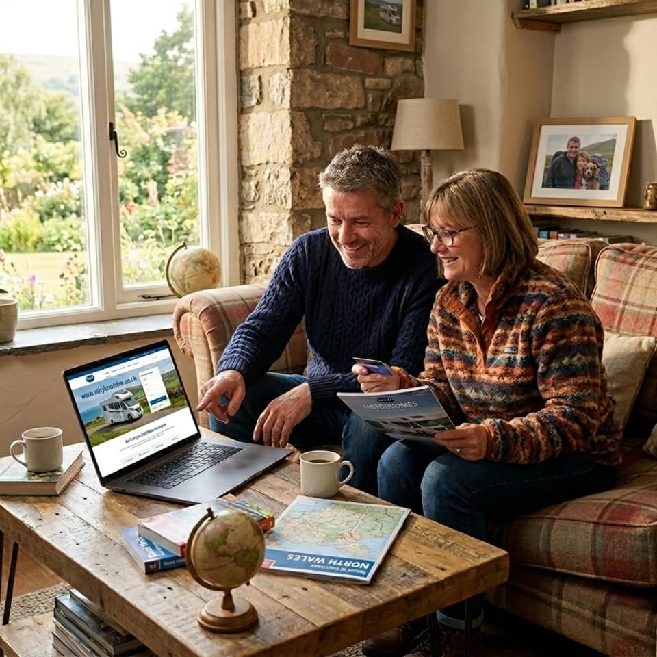 Booking a Why Knott Hire motorhome online with the easy booking system