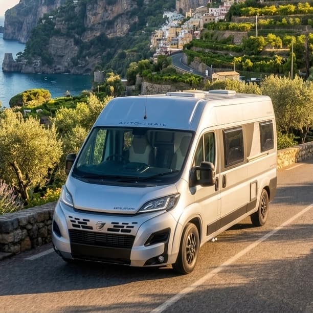 Jessie a luxury camper van available to hire from Why Knott Hire in South Wales