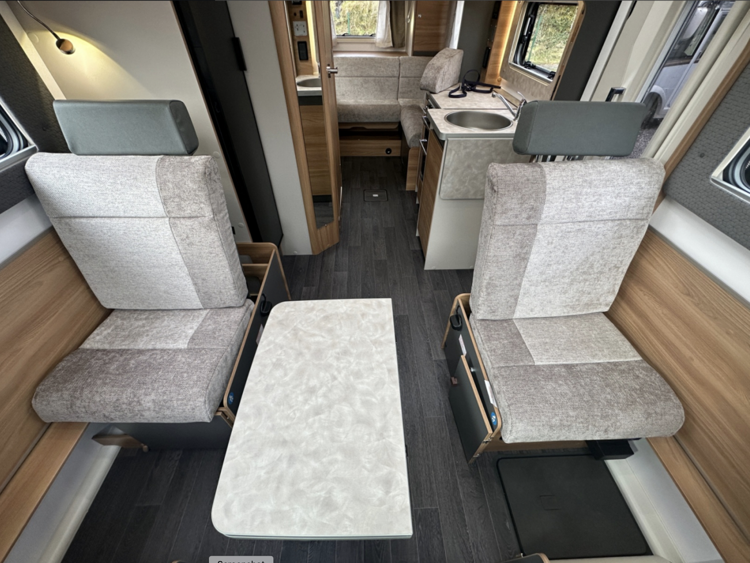 Why Knott Hire Bella rear interior view