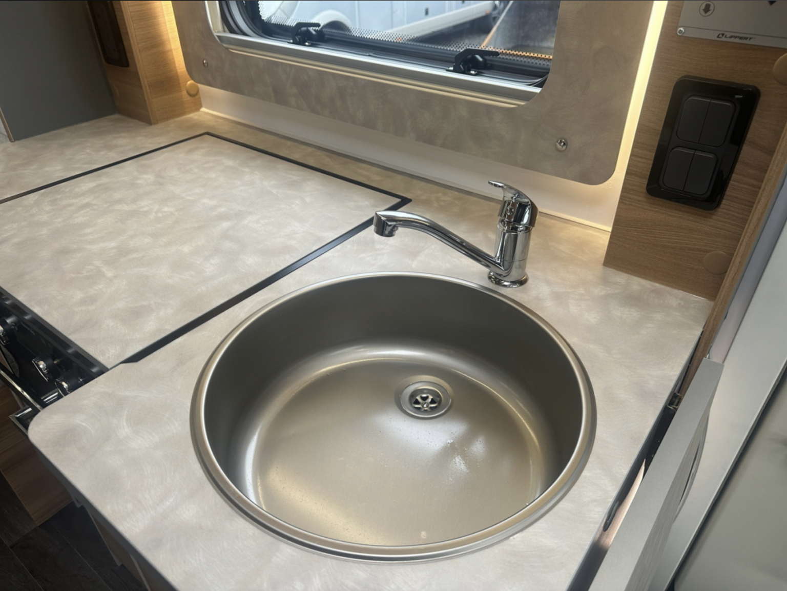 Why Knott Hire Bella kitchen view