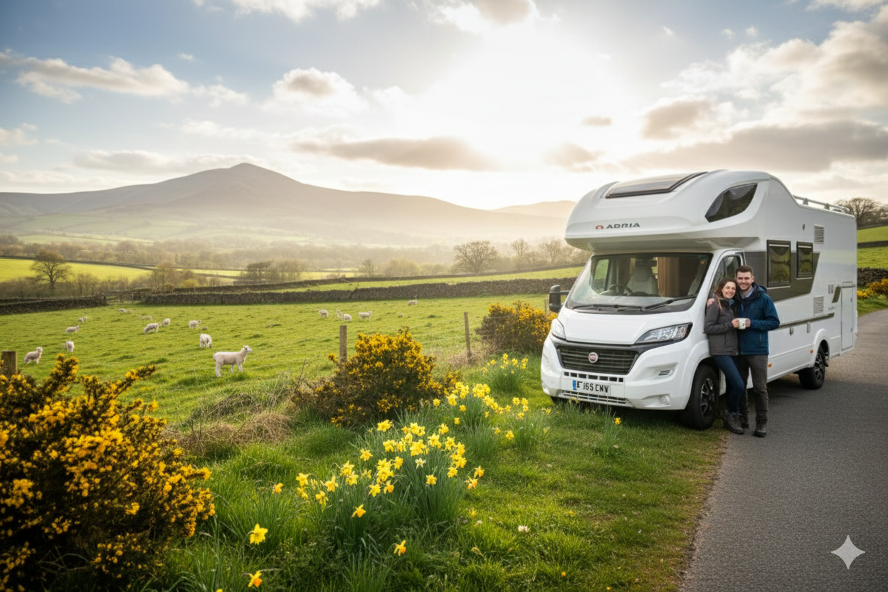 Spring Motorhome Holidays in Wales: Best Times to Visit & What to Expect