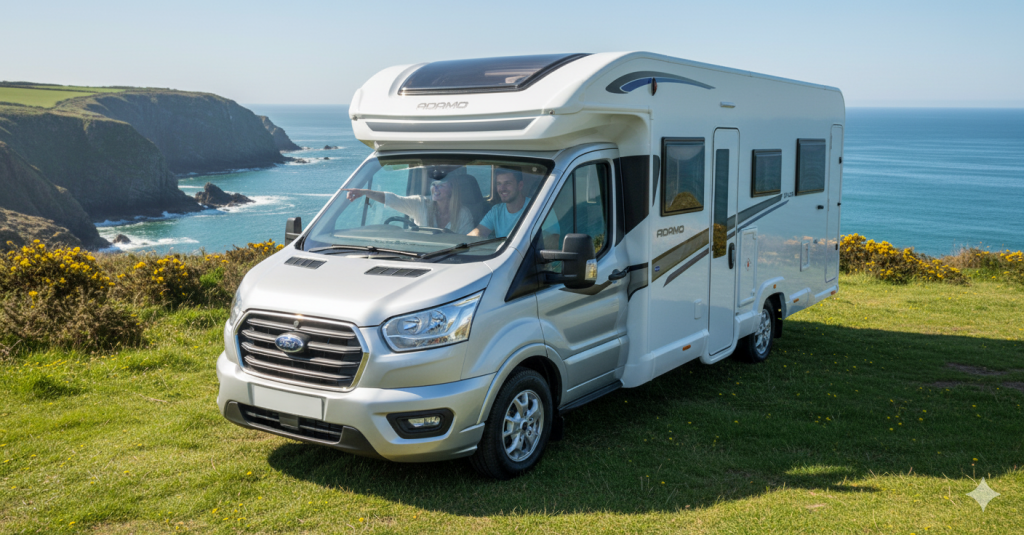 Whyknott hire Bella Luxury 6 berth motorhome