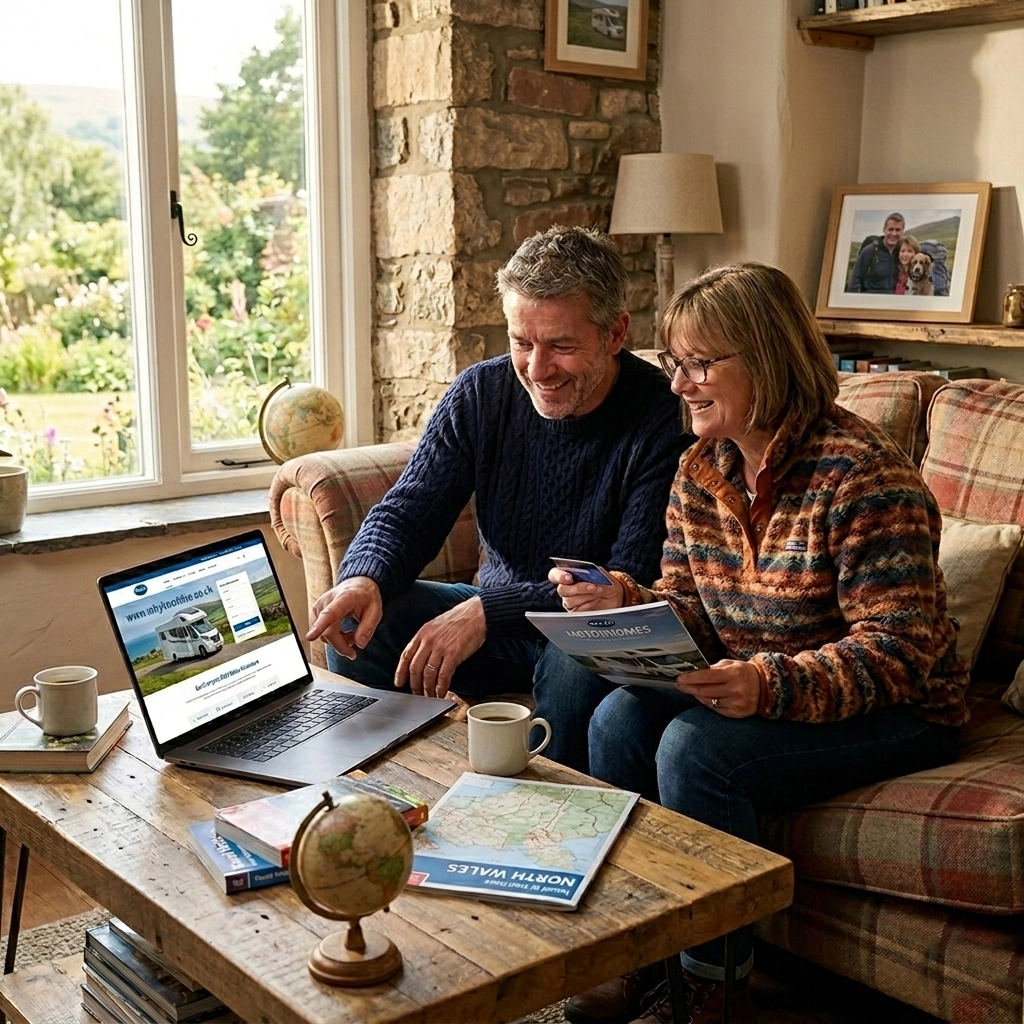 Booking a Why Knott Hire motorhome online with the easy booking system